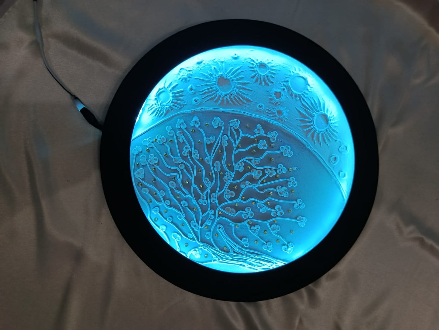 3D Floral Moon