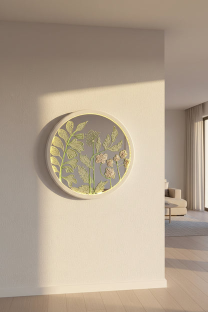 Luminous Botanical  Mirror