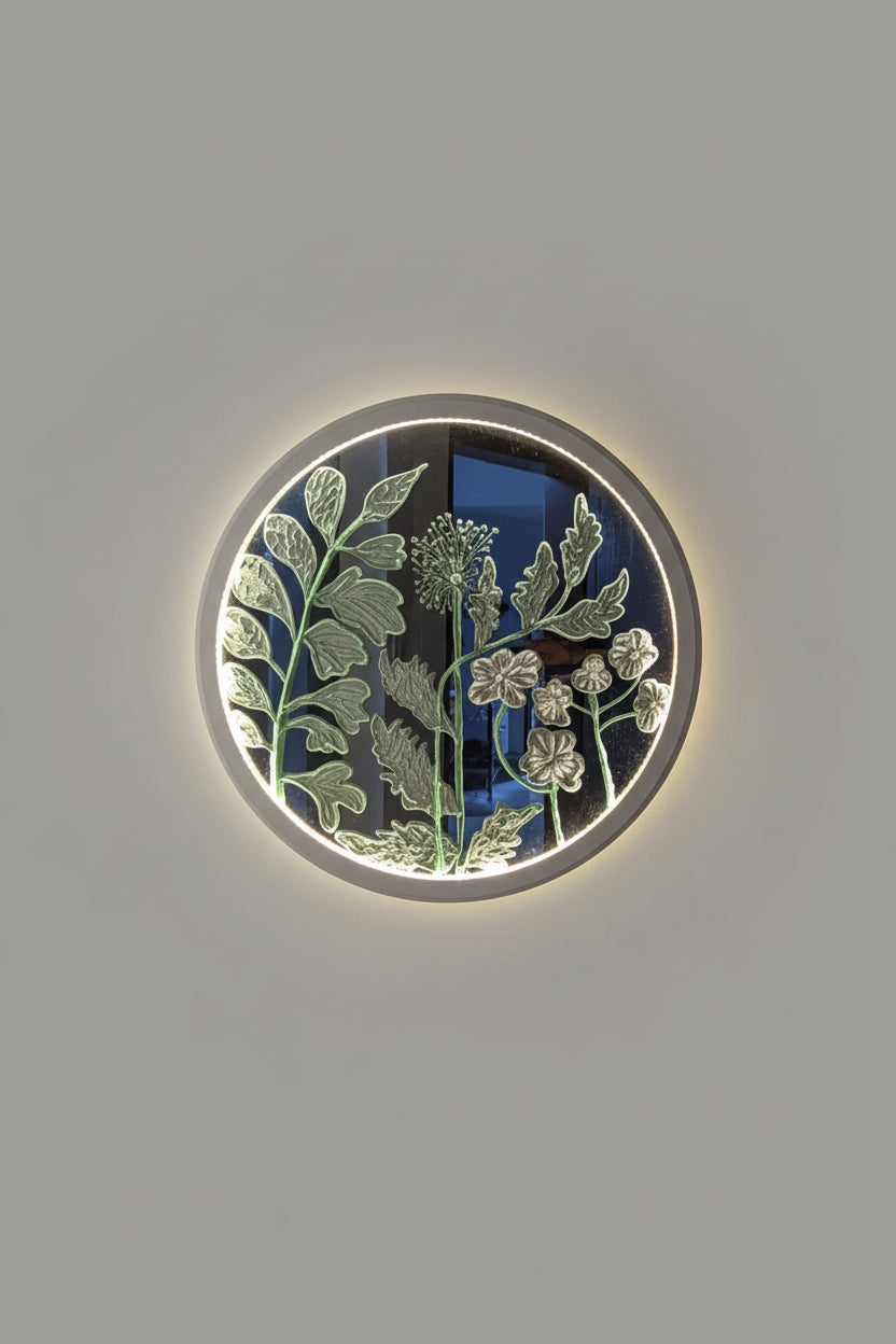 Luminous Botanical  Mirror