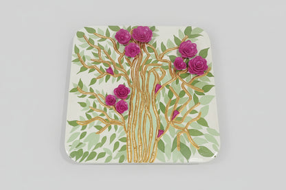 3D Floral Wall Accent