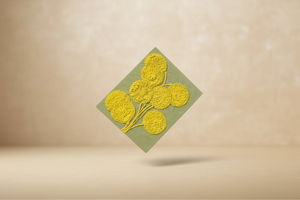 3D Yellow flowers
