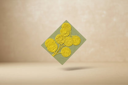 3D Yellow flowers